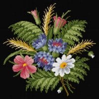 Buchet de vară cu ferigi - kit complet