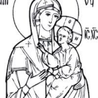 Icoană - kit broderie de mână