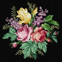 Trandafiri și liliac - kit complet