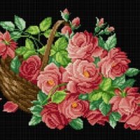 Freamăt de trandafiri - kit broderie de mână