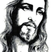 Domnul păcii - kit broderie de mână