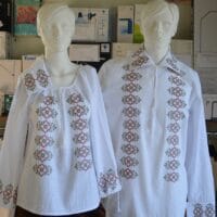 Set brodat damă/bărbat